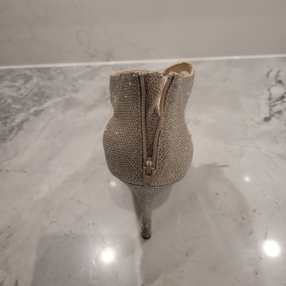 Womens sprakle shoes - Nina brand Size 10 color sparkle silver - Picture 2 of 8